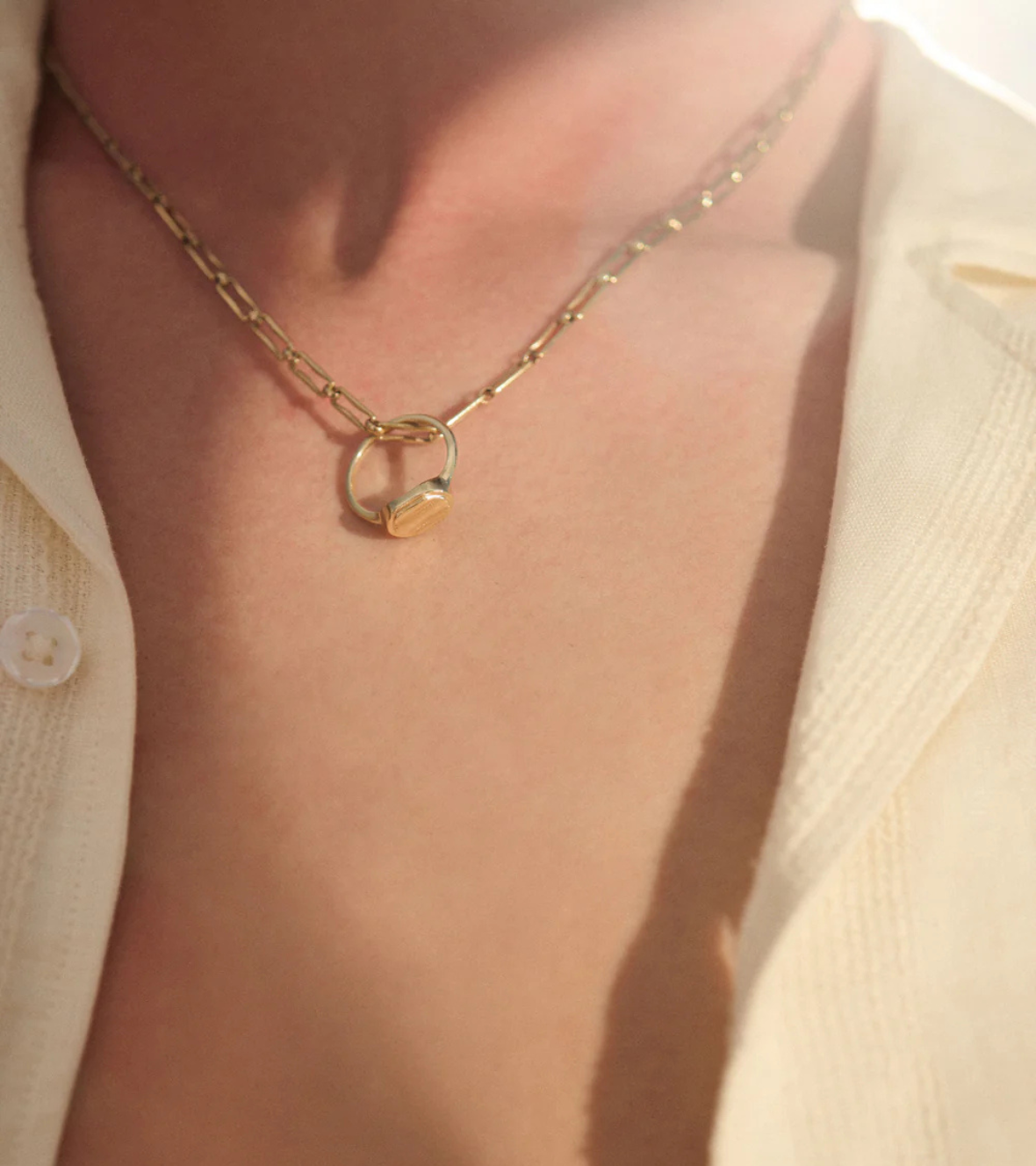 Immortelle Chain Necklace by Yannis Sergakis